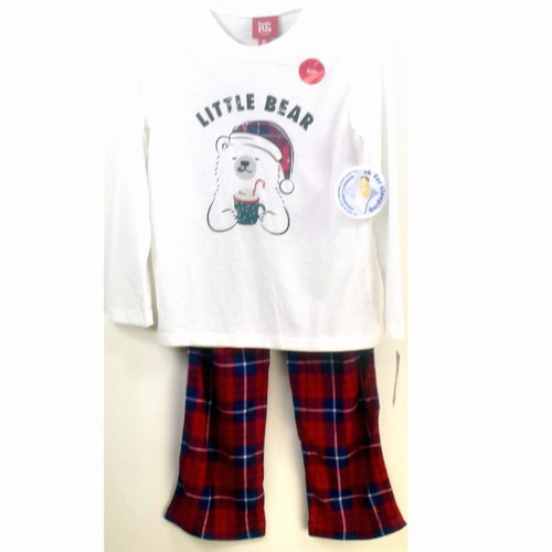 Family PJs Kids Little Bear Plaid Pajama Set Choose Size New Boys Girls - Picture 2 of 6