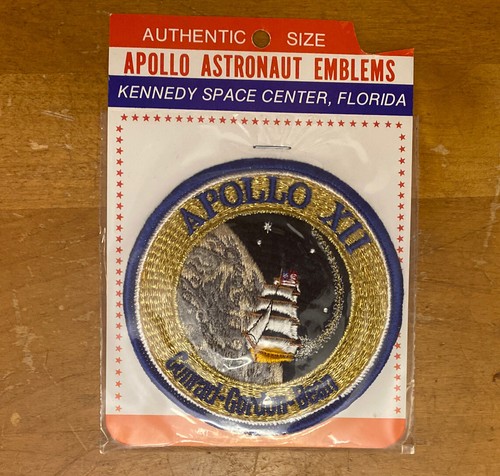 🔥VINTAGE APOLLO XII CONRAD-GORDON-BEAN KENNEDY CENTER, FL PATCH Authentic Size - Bild 3 von 4