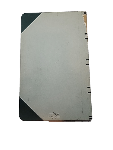 Libro contabile vintage 1970 ROYAL VERNON ingresso singolo 90 pgs/riempito da D.C. Landers - Foto 5 di 5