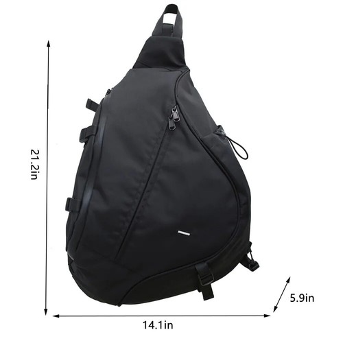 Herren Schultertaschen Packs Tasche Crossbody Outdoor Sport Schulter Brusttasche Packtasche - Bild 21 von 24