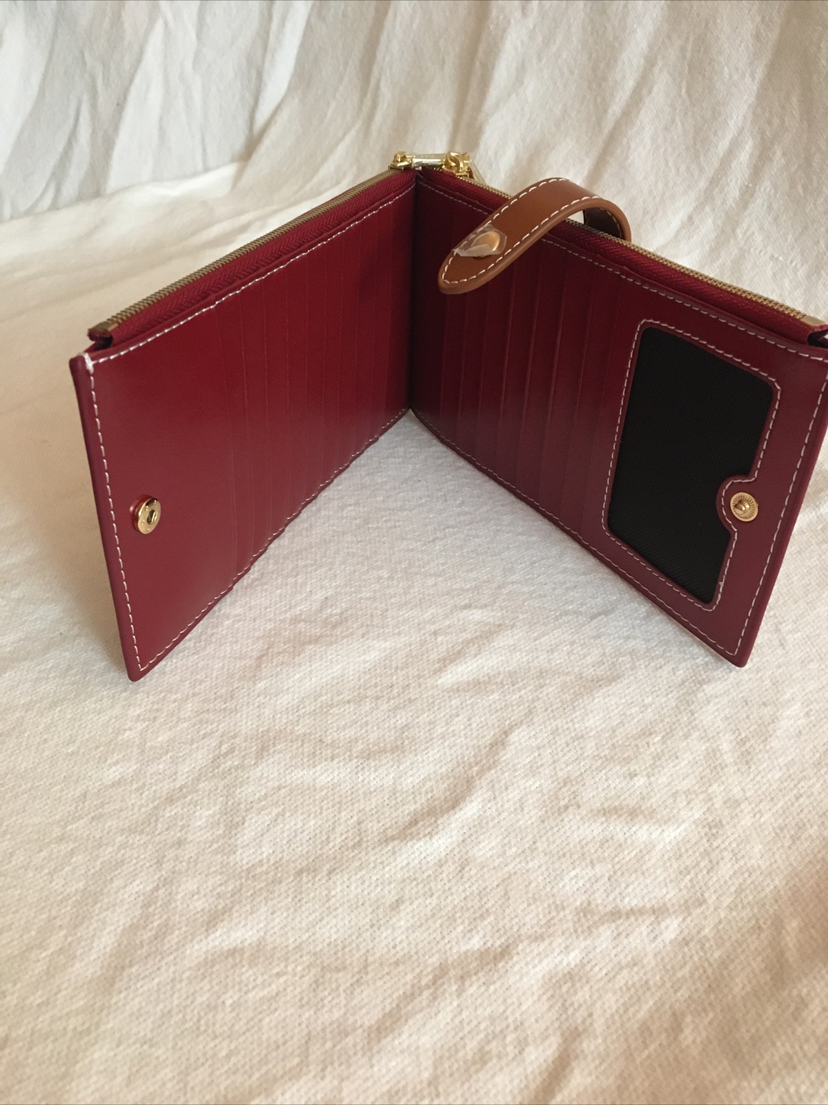 ANDOILT Women's Genuine Leather Wallet RFID Blocking Credit Card Holder