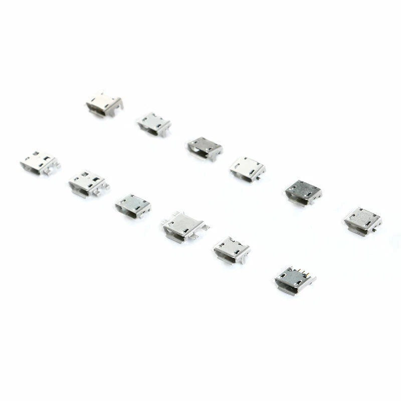 60pcs=12 Modelsx5 Micro USB Connector 5Pin Jack Socket Female For Mobile Tablete - Image 3 of 4