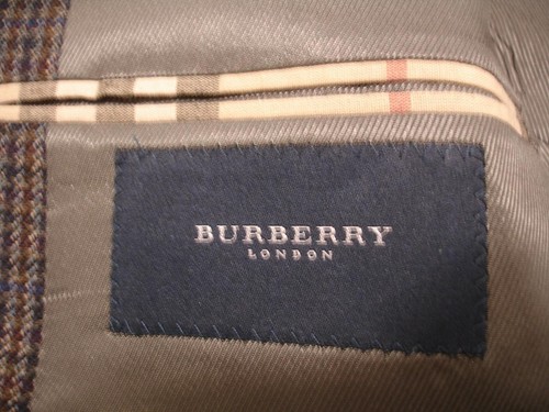 Burberry Men's 44R Bond Street Wool 3-Button Blazer Check Plaid Union Made USA - Picture 13 of 16