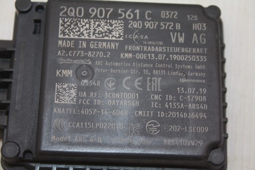 Audi A4 A5 A6 A8 Q5 Q7 Distance Radar Sensor 2Q0907561C Genuine - Picture 2 of 7
