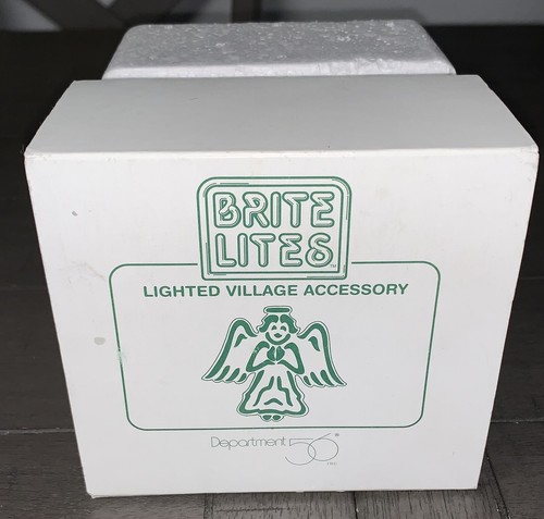 A4 DEPT 56 BRITE LITES WEIHNACHTEN BELEUCHTET DORF ZUBEHÖR ENGEL 52671 - Bild 4 von 13