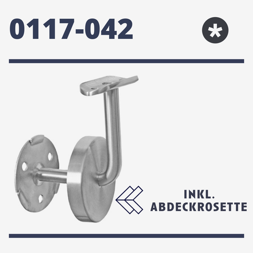 Handlaufhalter Edelstahl Handlaufträger Wandhalter Geländerhalter Rohr Treppe - Bild 15 von 55