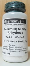 Cerium(III) Sulfate Anhydrous, 99.99% (Metals Basis), 25g 