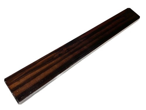 Tablero de ébano a rayas Papúa Nueva Guinea 23"" x 2-15/16"" x 15/16"" luthier blanco (u76) - Imagen 2 de 8