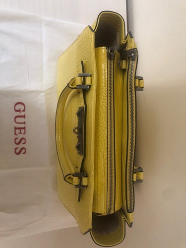 Damen Tasche von GUESS, gelb- "Raffie" - Bild 8 von 12