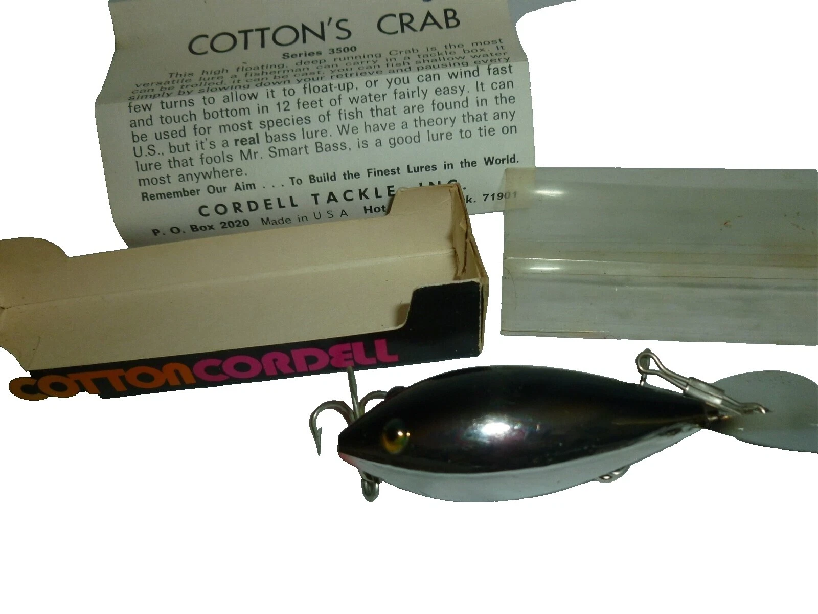 Cotton Cordell All Freshwater Vintage Crankbait Vintage Fishing Lures