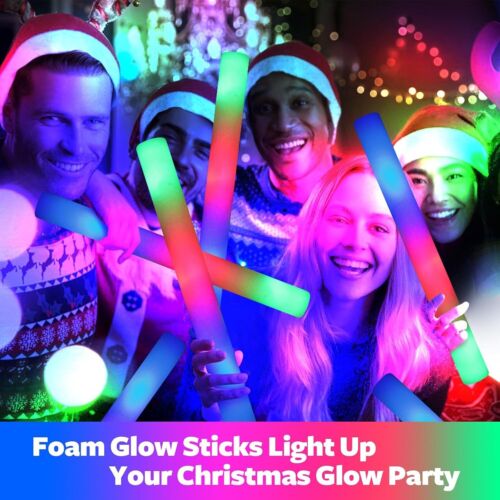200 PCS LED Foam Glow Sticks, Bulk Glow Sticks, Glow in the Dark Party Suppli... - Picture 8 of 8