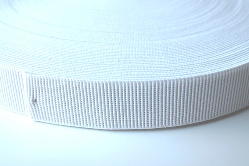 *BULK WOVEN RIBBED ELASTIC BLACK WHITE NON ROLL 12MM 20MM 25MM 32MM 38MM 50MM - Picture 8 of 12