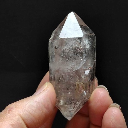 63g Natural Herkimer Diamond Crystal Quartz DT Moving Water Bubbles 2535 - Picture 2 of 9