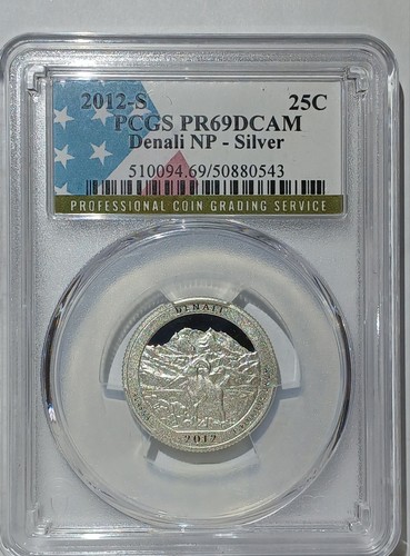 2022s Silver Denali NP Quarter PCGS MS69 DCAM - Picture 1 of 2