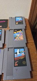 NES Games LOT ( 10 Titles Duck Hunt, Dr. Mario, Dragon Warrior)