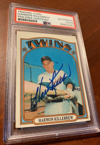 1972 TOPPS HARMON KILLEBREW HOF MINNESOTA TWINS PSA/DNA NICE!