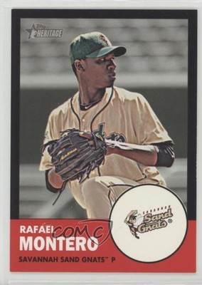 2012 Topps Heritage Minor League Edition Black Border 16/96 Rafael Montero 0c6