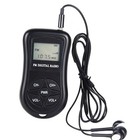 Tragbares UKW-Taschenradio mit Kopfhörer-Lautstärkeregelung LCD-Display zum