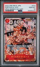 PSA10 Portgas D Ace Comic Parallel OP02 013 One Piece TCG SR SP Rare