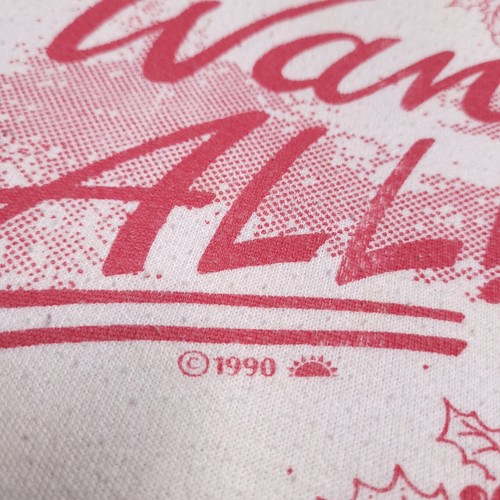 Sudadera De Colección Años 90 Dear Santa I Want It All Over Estampado Navidad Talla Pequeña - Imagen 6 de 9