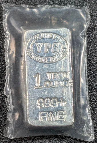 Hand Poured Silver 1 oz Bar .999+ FINE - YEAGERS POURED SILVER - Covid 19 2020