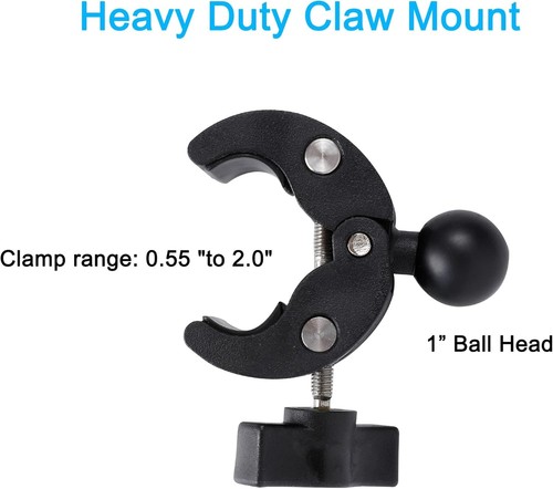 PellKing Motorcycle Bike Handlebar Clamp Mount and 61 Invisible Selfie Stick - Photo 2 sur 8