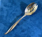 Pine Spray by International Sterling 925 Silver Serving Spoon Pierced 65g DS19