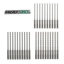30 pcs  SDS Plus Drill Bit 5/32",3/16,1/4" Drill Bit for Concrete Masonry