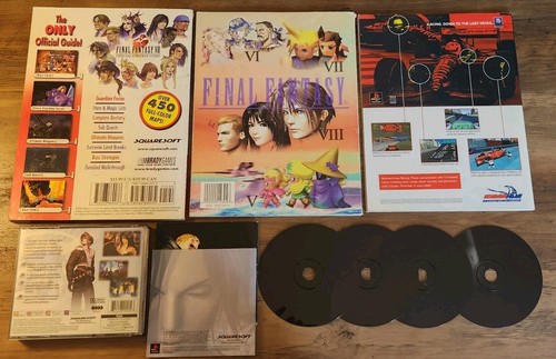PS Final Fantasy VIII Black Label CIB Official Strategy Guide PSM GI Companion - Picture 3 of 12