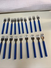 14 Baby Stainless w/Rubber Coated Handle Children's Utensil forks
