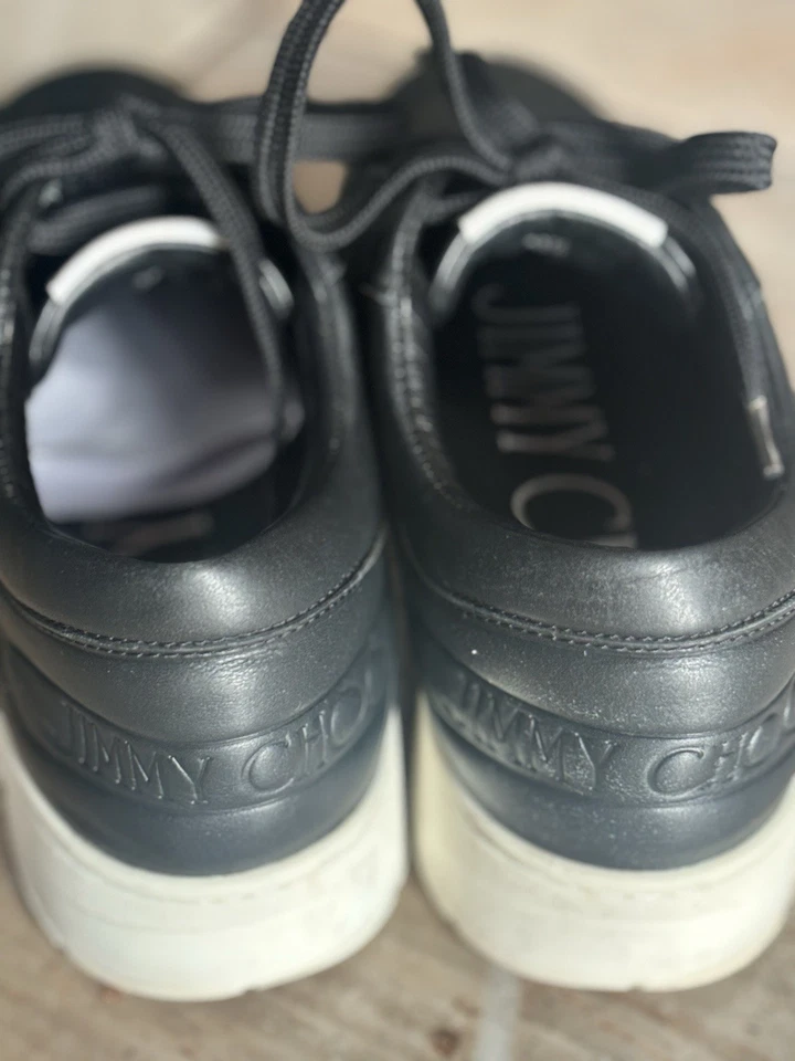 Jimmy Choo Black Star-Detail Sneakers - Image 4 of 4