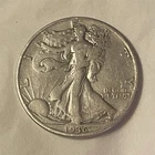 1936 Walking Liberty Half Dollar 50C Silver Business Strike Denver