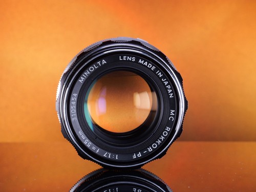 Minolta MC Rokkor-PF 55mm f/1.7 MF Lens #3105454 - Picture 2 of 11