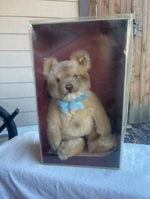 Steiff Jackie Bear 1953 Replica Original Box Tag Paper Limit Edition Mohair 14"