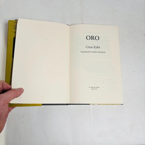Oro by Cizia Zyke 1985 St. Martin's Press - Imagen 10 de 12