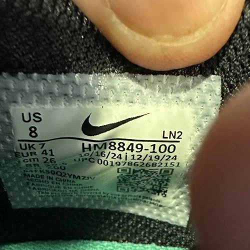 Nike Vapor Speed 3 Fußballschuhe Herren Größe 8 weiß Stadion grün HM8849-100 - Bild 10 von 10