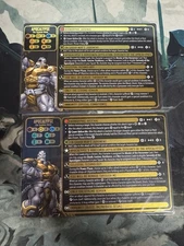 Marvel Crisis Protocol Apocalypse Limited Edition Gold and Black Promo Stat Card