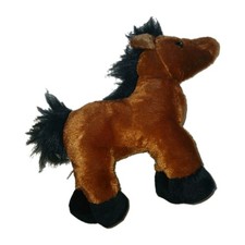Ganz Classic Webkinz Brown Arabian Horse Soft Plush With Code Retired 8  HM075 