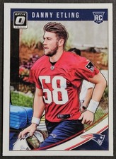 2018 Panini Donruss Optic #139 Danny Etling Rookie RC LSU Tigers New England