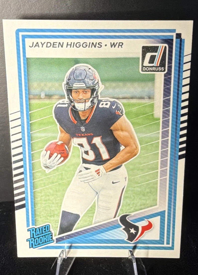 2025 Panini Donruss - Rated Rookie Jayden Higgins #334 (RC)