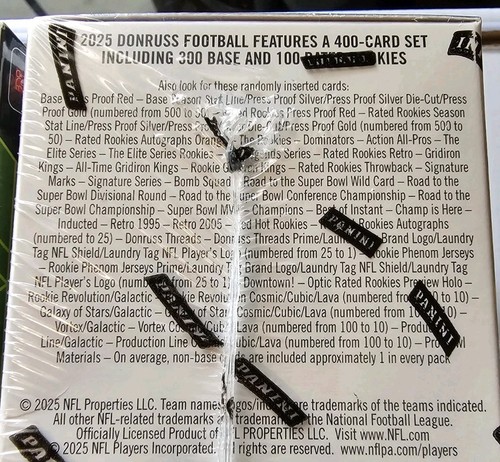 2025 Panini Football 3 Blaster Box Lot - Donruss, Holiday, Mosaic - Picture 7 of 9