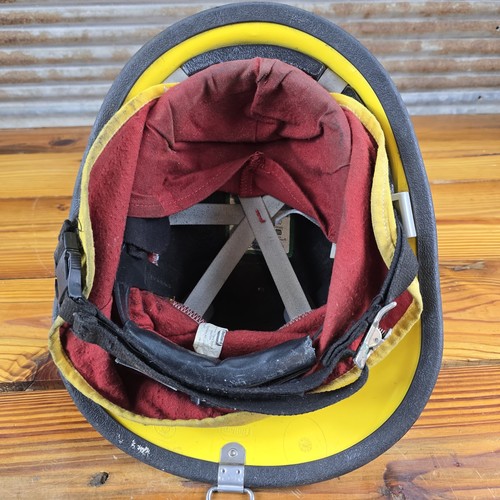 BULLARD PX Firedome Fire Firefighter k Helmet Yellow Fantastic condition! - Picture 11 of 18