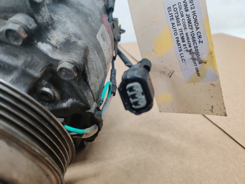 Conjunto de compresor de aire acondicionado Honda CR-Z CRZ 2011-2015 1,5 L, LOTE ORIGINAL 3602 - Imagen 6 de 8