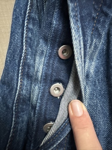 Gap 90er Jahre lockere Knopfleiste Herrenjeans 33 x 32 neu mit Etikett - Bild 10 von 12
