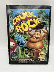 Chuck Rock (Sega CD) Complete CIB - Tested - Authentic