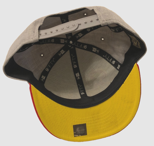 Houston Rockets NBA Vintage Gray New Era Hardwood Classic Snapback Hat Cap - Picture 2 of 2