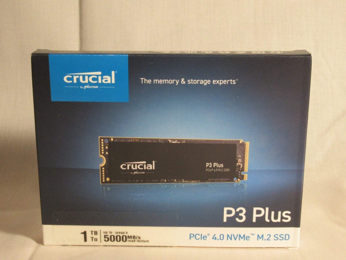 Crucial P3 Plus 1TB NVMe Internal SSD (CT1000P3PSSD8) for