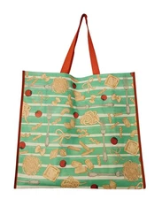 Spaghetti Noodles Pasta Bowtie Shells Tomatoes Shopping Bag Reusable TJMaxx New!