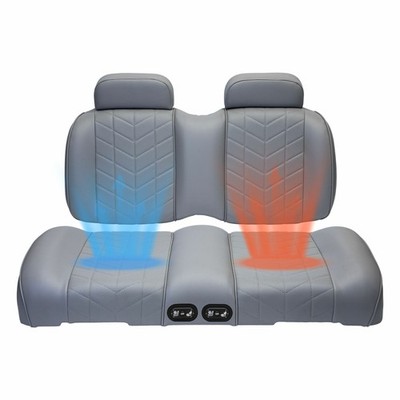 MADJAX Aviator Heated Golf Cart Seats Yamaha Drive/Drive2, ICON i20/i40 Graphite