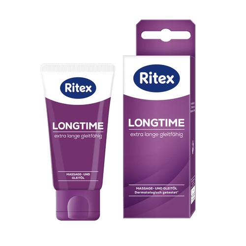 Ritex Longtime Plus 50 ml, lustvolles Gleit- & Massageöl, extra lange gleitfähig - Picture 2 of 2